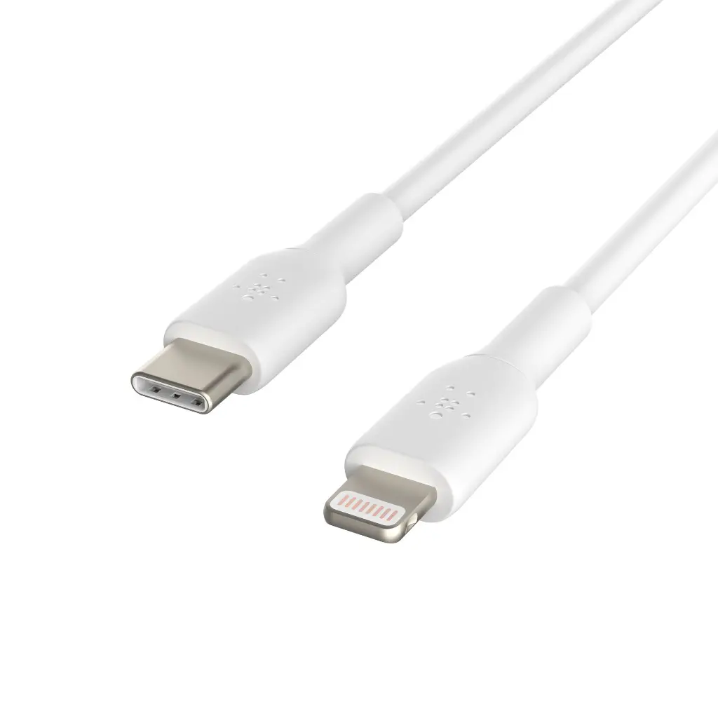 Overstore Article BELKIN Câble USB-C vers Lightning 1m (Blanc) (8).webp